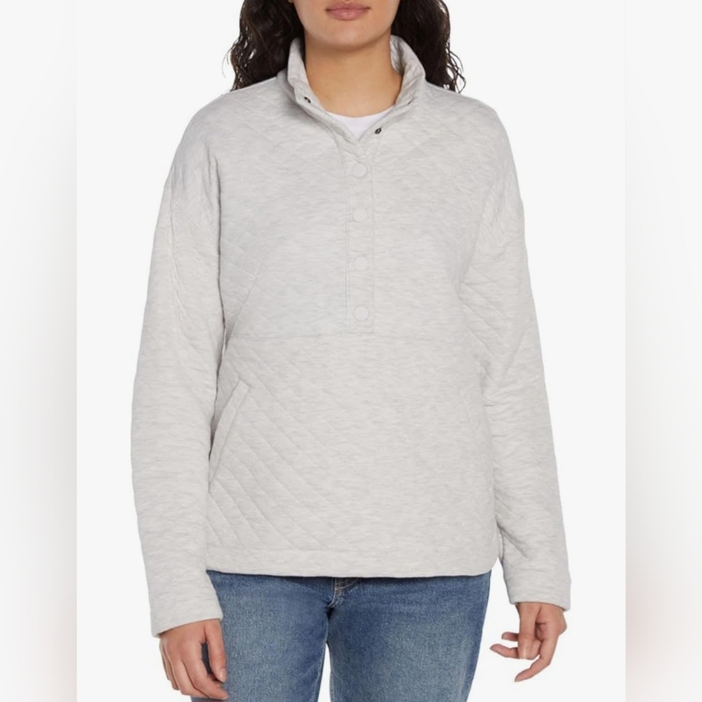 Eddie Bauer Women's Quilted Pullover, Womens Sweatshirts for Winter SZ XL